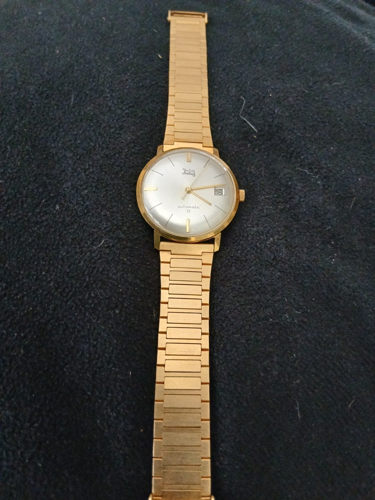 vitage look Indus deluxe horloge ., Ophalen of Verzenden