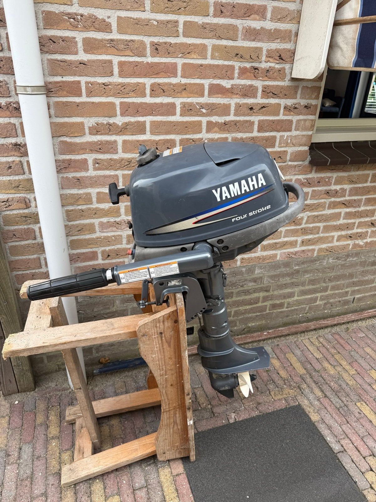 Yamaha 4 pk Buitenboordmotor, Ophalen, Gebruikt, Minder dan 5 pk, Viertaktmotor