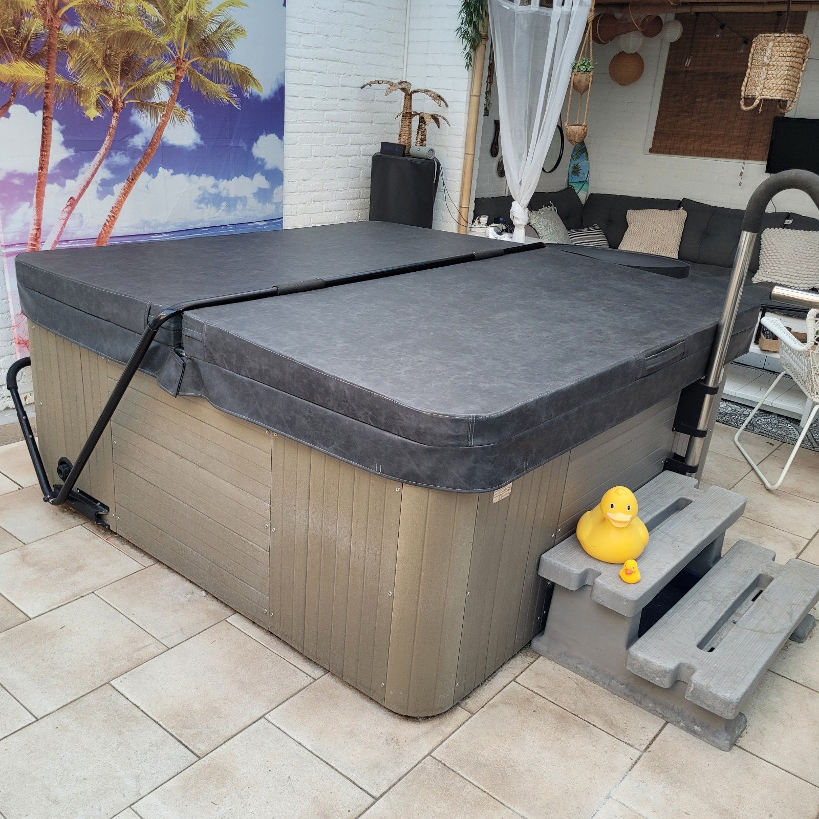 jacuzzi Balboa 5 persoons, Ophalen of Verzenden, Gebruikt, Filter, Vast