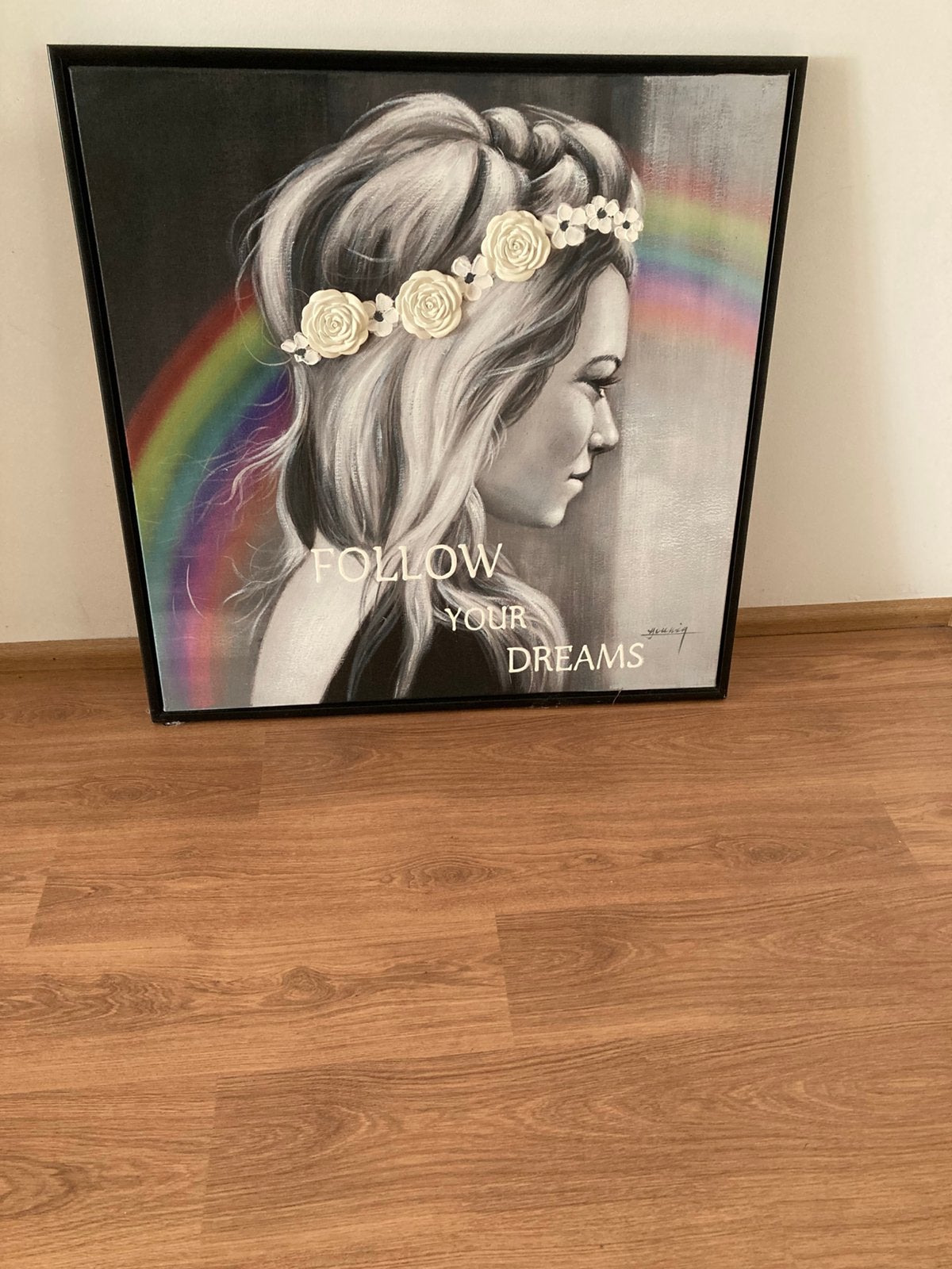 Canvas schilderij Follow your Dreams, Ophalen