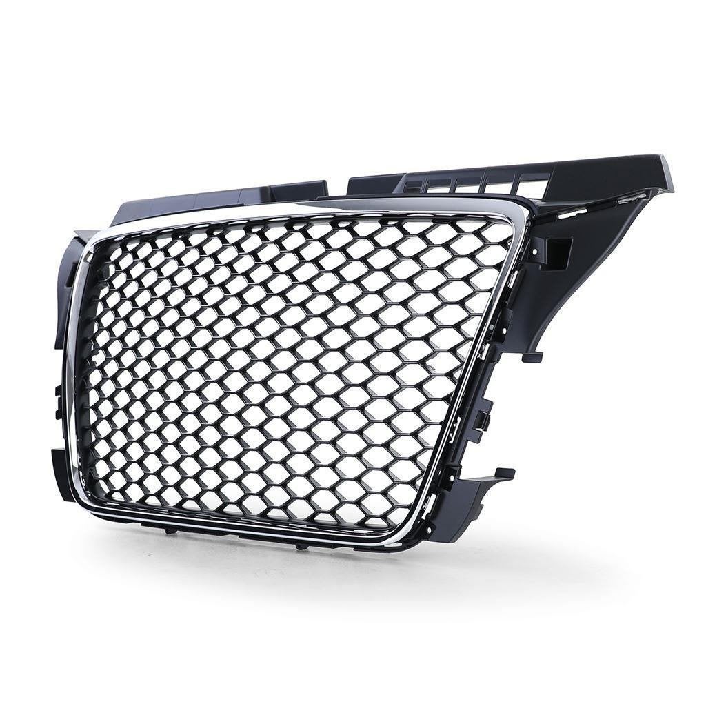 Sport Grill Chrome Zwart Voor Audi A3 8P RS3 Look, Verzenden, Automotive Parts, A.parts@hotmail.nl, Trasmolenlaan 12 3447 GZ Woerden