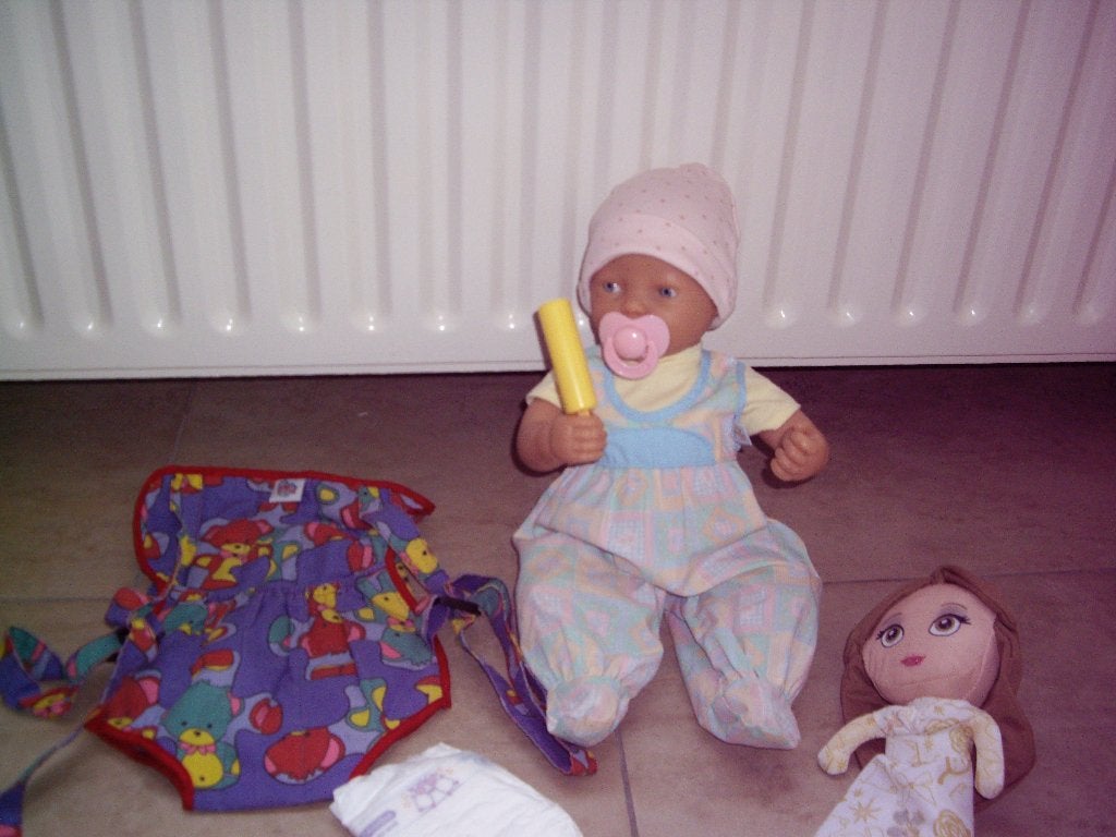 baby pop interactief  met acc, Ophalen of Verzenden, Zo goed als nieuw, Babypop