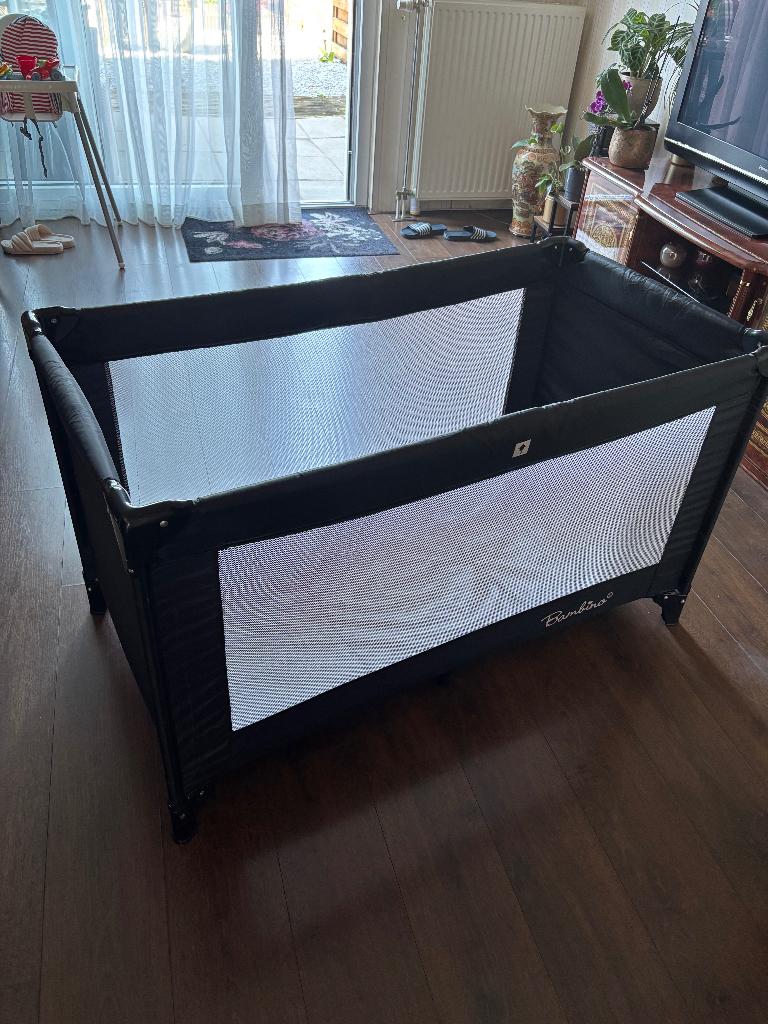 Kinder campingbed te koop aangeboden, Ophalen, Zo goed als nieuw, Reisbedje