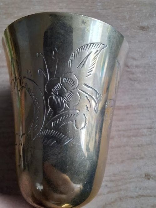 Messing bokaal h, Ophalen of Verzenden