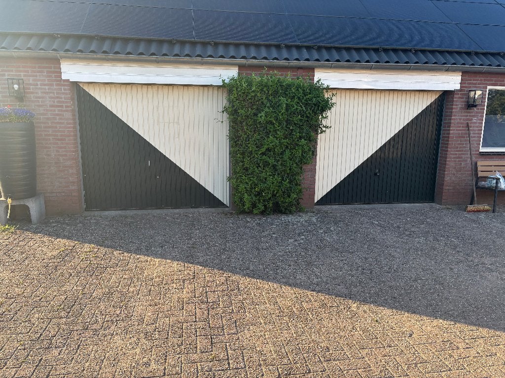 2 hormann garagedeuren standaard maat, Ophalen, Gebruikt, 120 cm of meer, Garagedeur