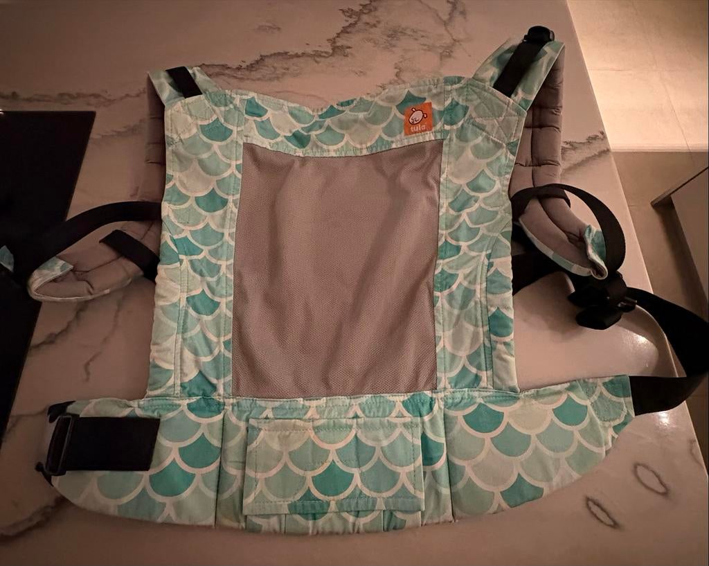 Tula Free to Grow draagzak Coast Syrena Sky, Overige merken, Buik of Rug, Ophalen of Verzenden, Zo goed als nieuw