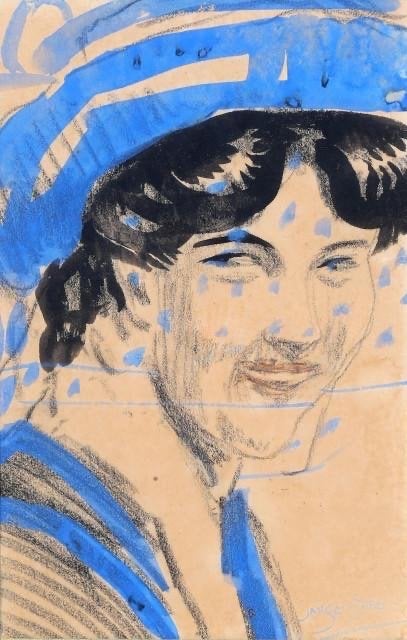 Jan Sluijters (1881-1957), Portret van een dame, Ophalen of Verzenden