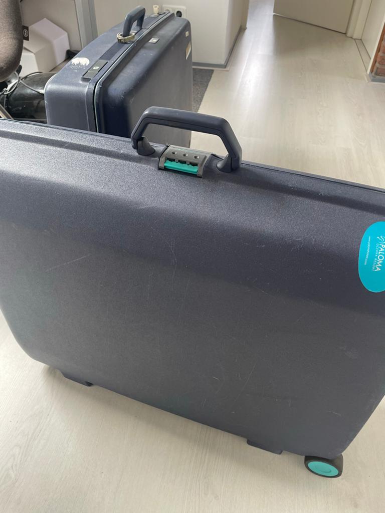 Set van 2 Delsey en Samsonite koffers, Sieraden, Tassen en Uiterlijk, Koffers, Ophalen, Gebruikt, Hard kunststof, 45 tot 55 cm