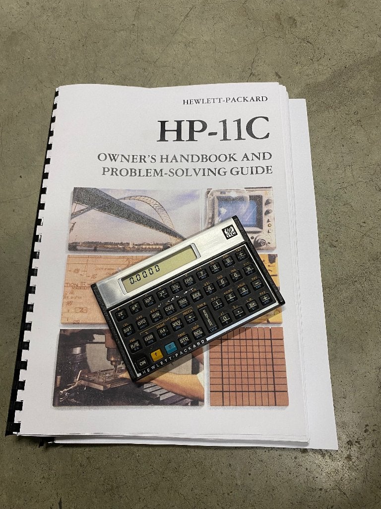 HP 11C rekenmachine met handboek, Diversen, Ophalen of Verzenden, Grafische rekenmachine, Gebruikt