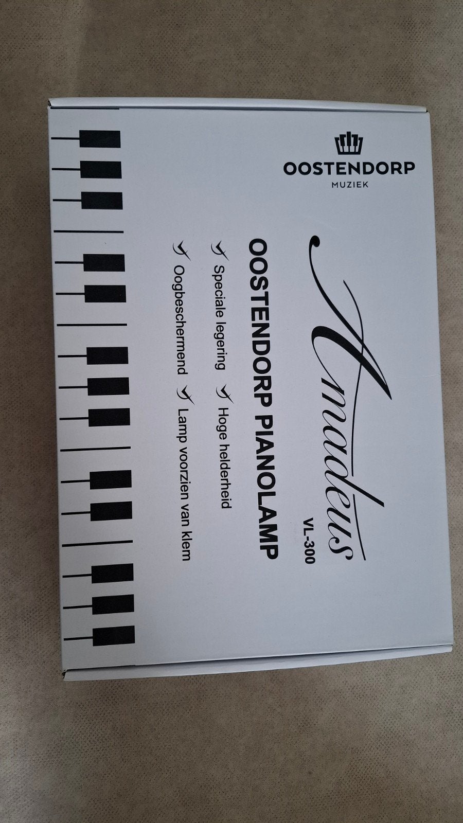 Amadeus VL-300 OOSTENDORP PIANOLAMP - Nieuw in doos, Ophalen of Verzenden, Nieuw