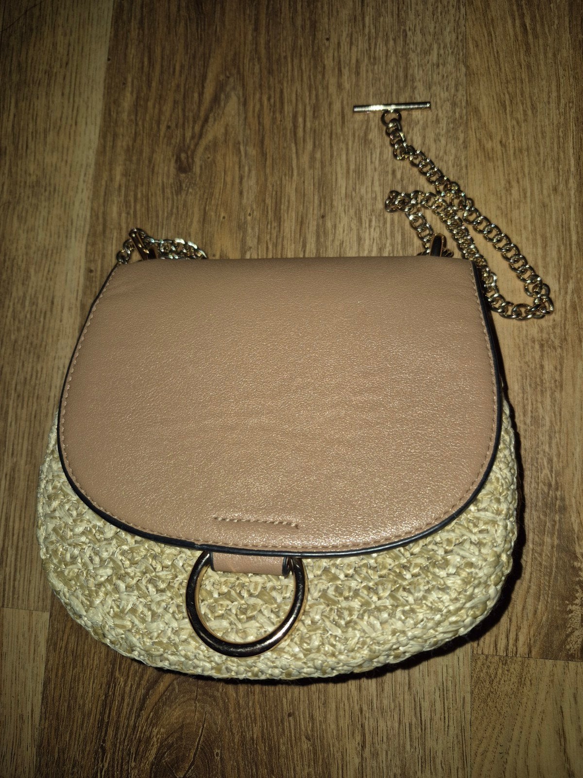 H&M tasje ., Ophalen of Verzenden, Zo goed als nieuw, Beige, Schoudertasje