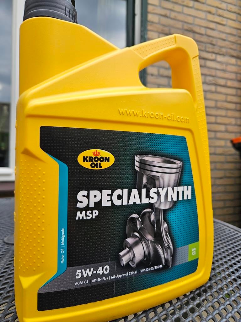 Kroon Oil Specialsynth MSP 5W-40 Motorolie - +- 1.2 l over, Ophalen, Nieuw, BMW