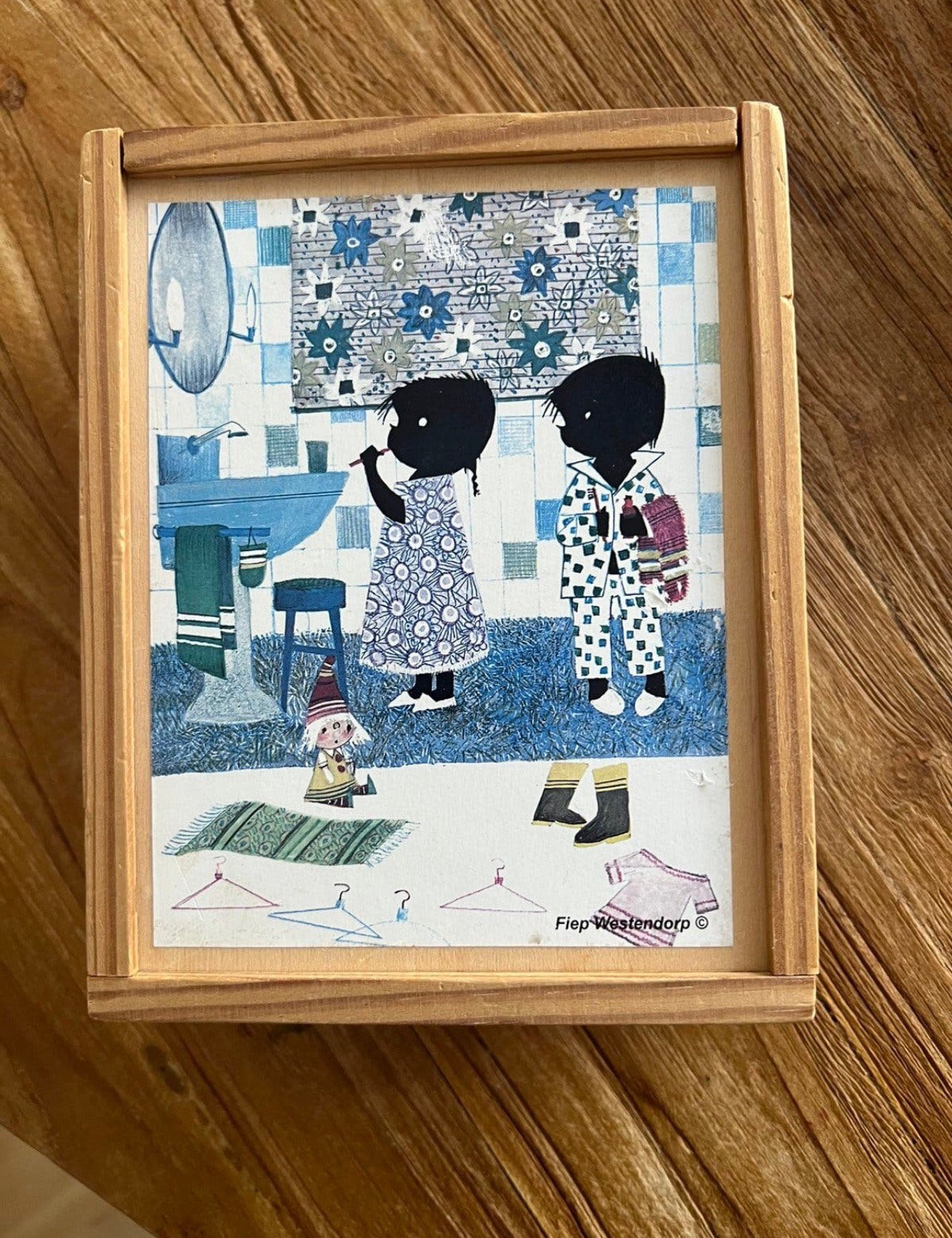 Jip en janneke houten puzzel, Ophalen of Verzenden, Zo goed als nieuw
