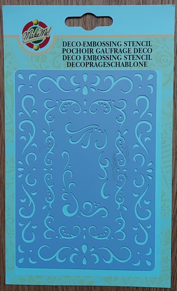 MakeMe! - Deco-embossing Stencil, Ophalen of Verzenden, Nieuw, Overige thema's, Pons of Mal
