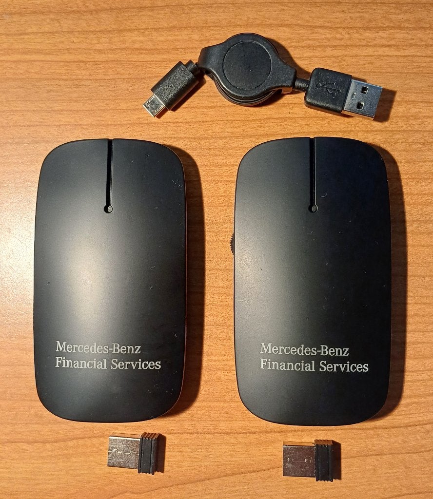 Mercedes muis en powerbank, Computers en Software, Ophalen, Gebruikt