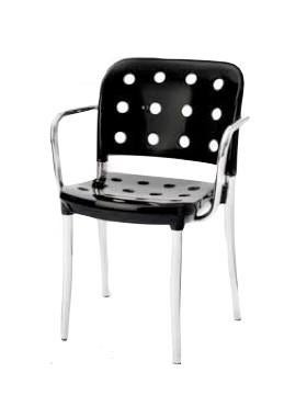 6  Minni stoelen grijs by Antonio Citterio voor Halifax, Huis en Inrichting, Stoelen, Ophalen, Zo goed als nieuw, Grijs, Metaal