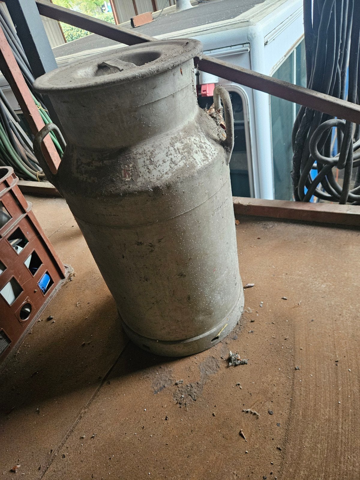 oude melk bus, Antiek en Kunst, Ophalen of Verzenden