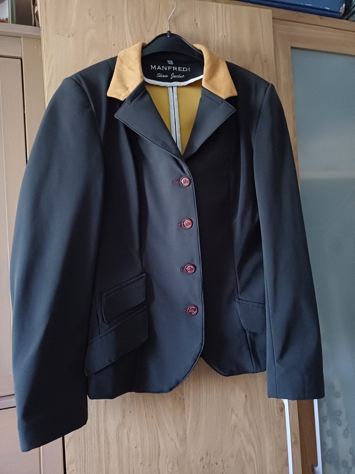 Manfredi showjacket, Dieren en Toebehoren, Paardrijkleding, Zo goed als nieuw, Ophalen of Verzenden