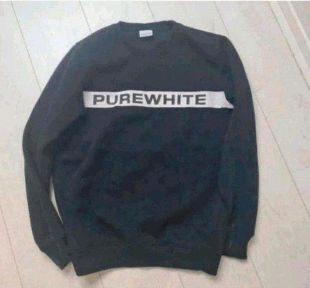 Pure White trui maat M donkerblauw, Ophalen of Verzenden, Zo goed als nieuw, Pure White, Maat 48/50 (M)