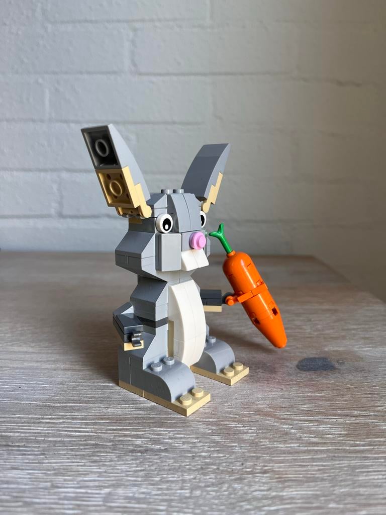 Lego Paashaas met wortel - Set 40086, Lego, Ophalen of Verzenden, Zo goed als nieuw, Compleet