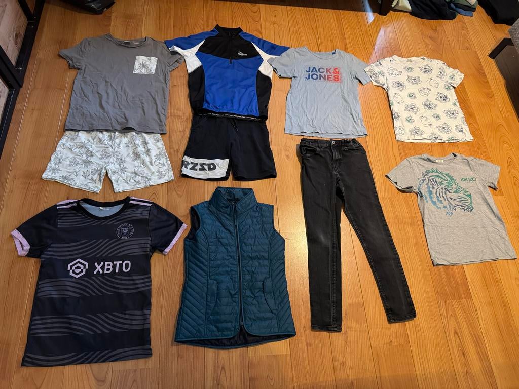Pakket 152 kenzo, jack & jones, zara, Ophalen of Verzenden, Zo goed als nieuw, Jongen, Setje