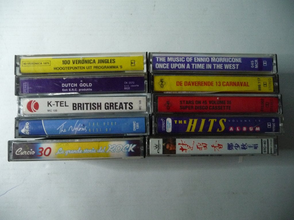 N. Cassettebandjes. Originele opnamen., Gebruikt, 2 t/m 25 bandjes, Ophalen of Verzenden, Origineel