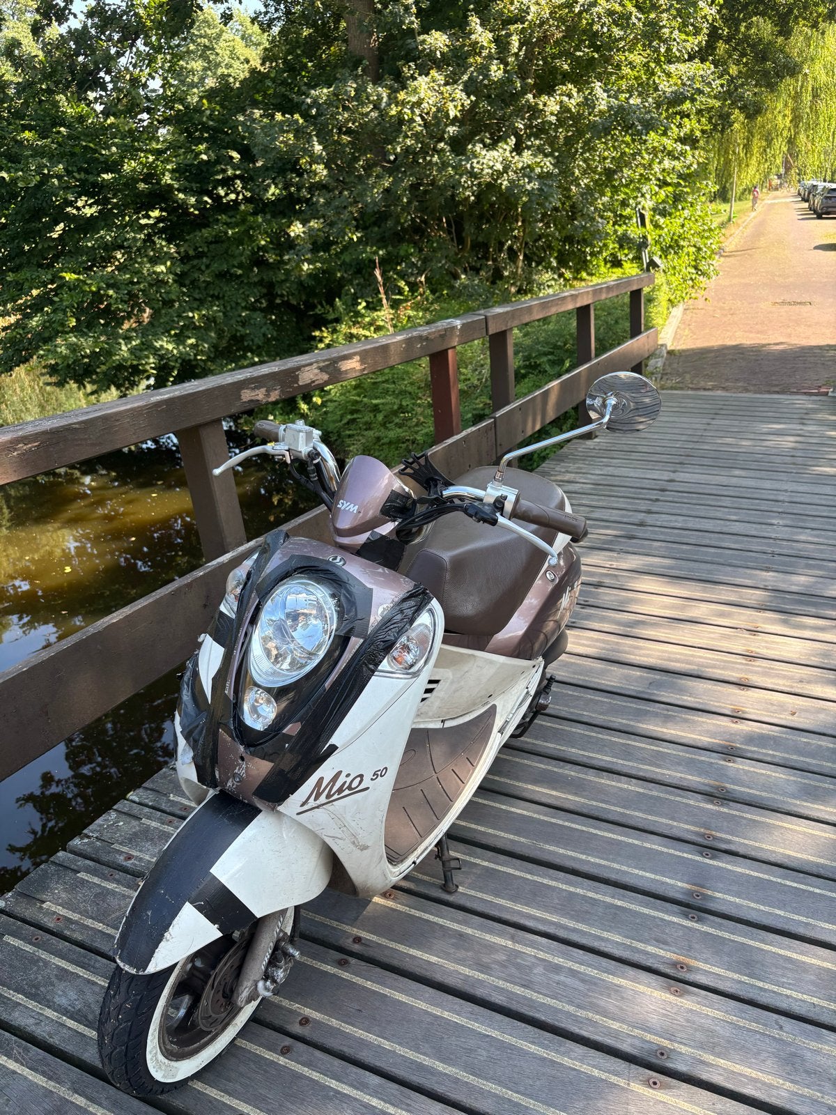 SYM Mio 50 Scooter - Gebruikt, opknapper, Fietsen en Brommers, Scooters | SYM, Mio, Gebruikt, Maximaal 45 km/u, Ophalen of Verzenden