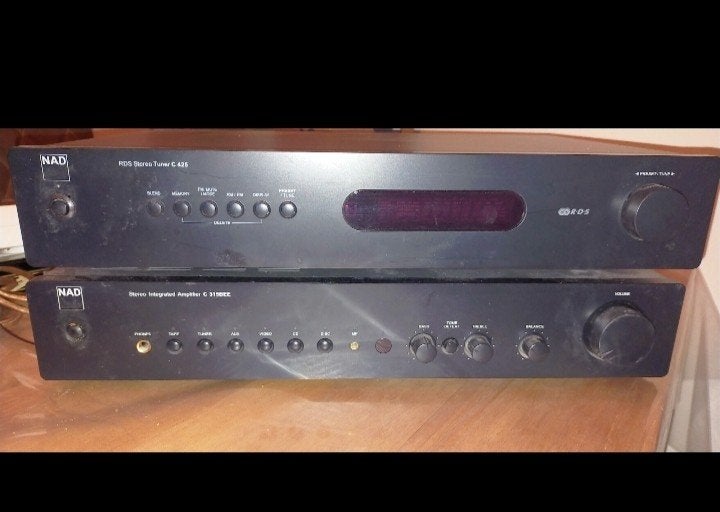 NAD versterker C315BEE + tuner C 425, Gebruikt, Overige typen, Afstandsbediening, 60 tot 120 watt