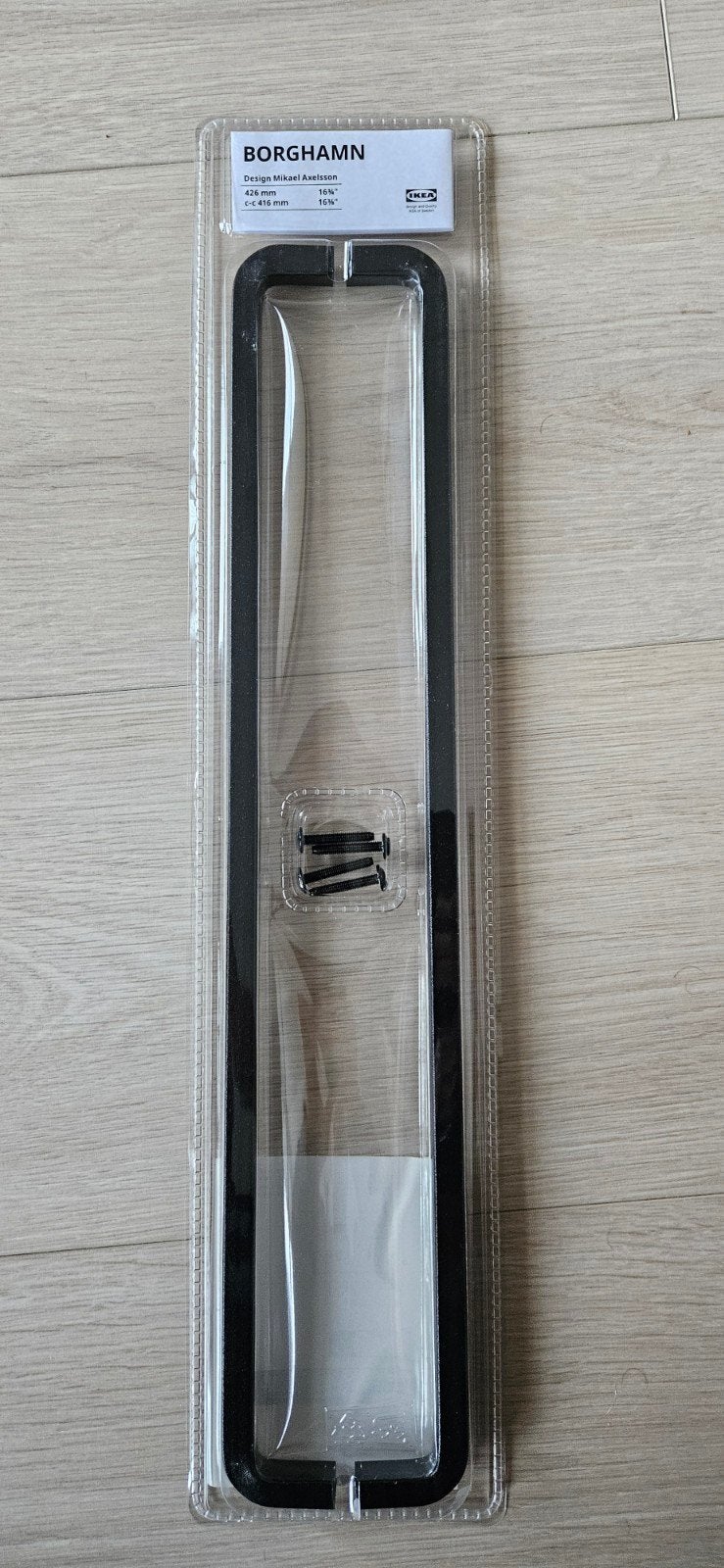 2 x IKEA BORGHAMN handgreep 426 mm - Nieuw in verpakking, Ophalen, Contact.nl@ikea.com, Nieuw, IKEA