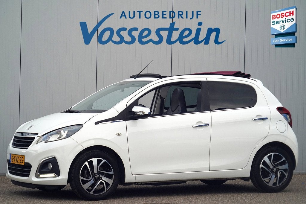 Peugeot 108 1.0 e-VTi Allure TOP! / NL-Auto / Leder / Airco, Voorwielaandrijving, Euro 5, Gebruikt, 4 stoelen