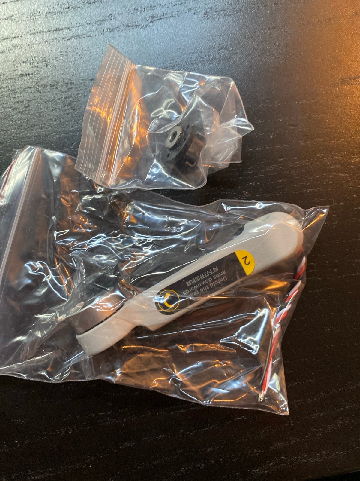 Dji Mini 4K arm rechtsachter + scharnier, nieuw, Ophalen of Verzenden, Nieuw, Elektro, Quadcopter of Multicopter