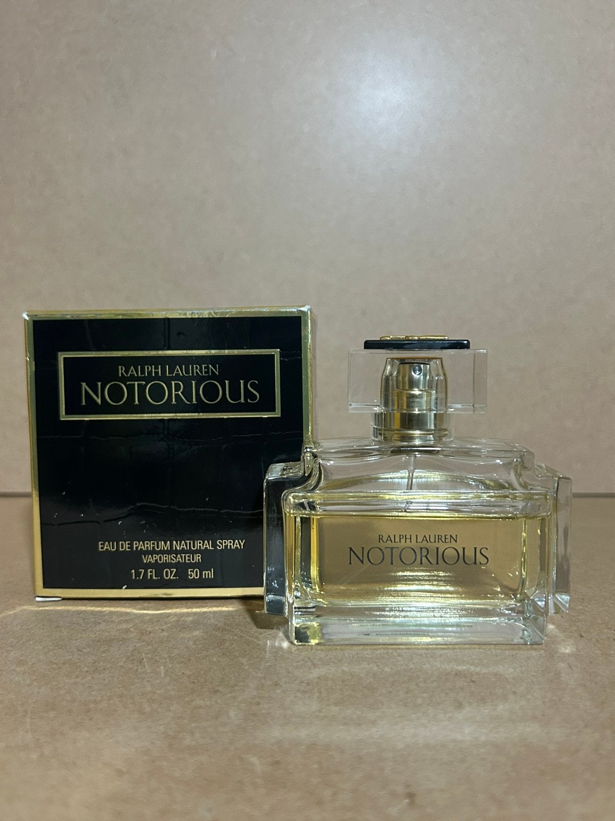 Ralph Lauren - notorious 50ml edp, Ophalen of Verzenden, Gebruikt