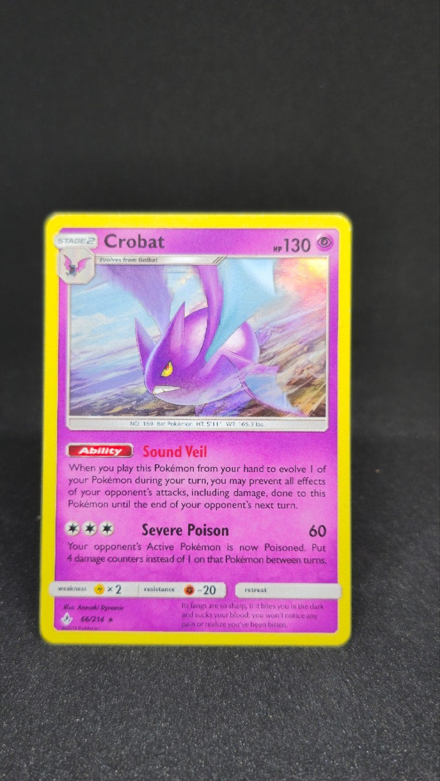 Crobat 66/214 holo, Ophalen of Verzenden, Zo goed als nieuw