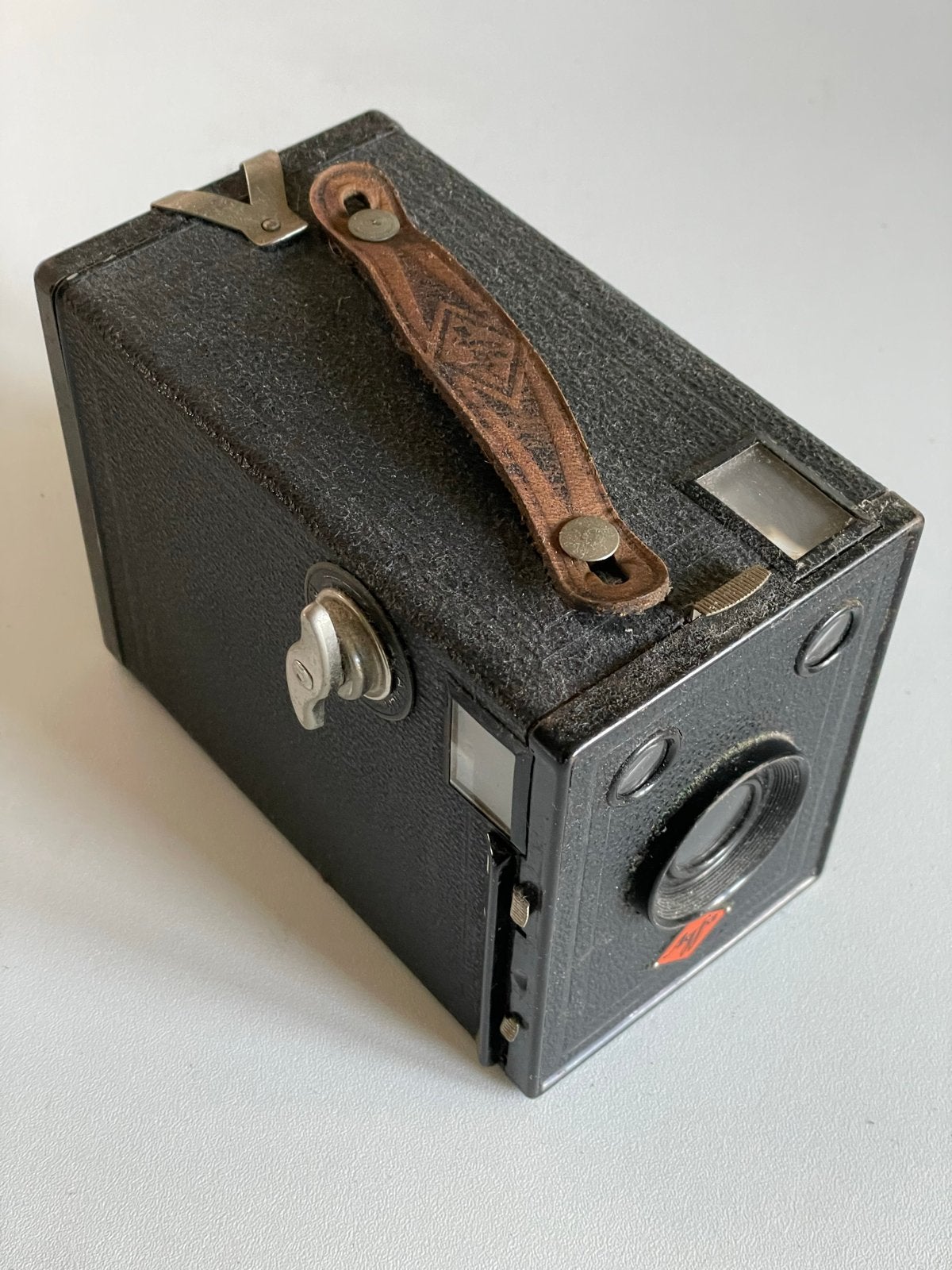 Vintage Agfa Box 45 camera - Klassieke fotocamera, Ophalen, Gebruikt, Compact, Overige Merken
