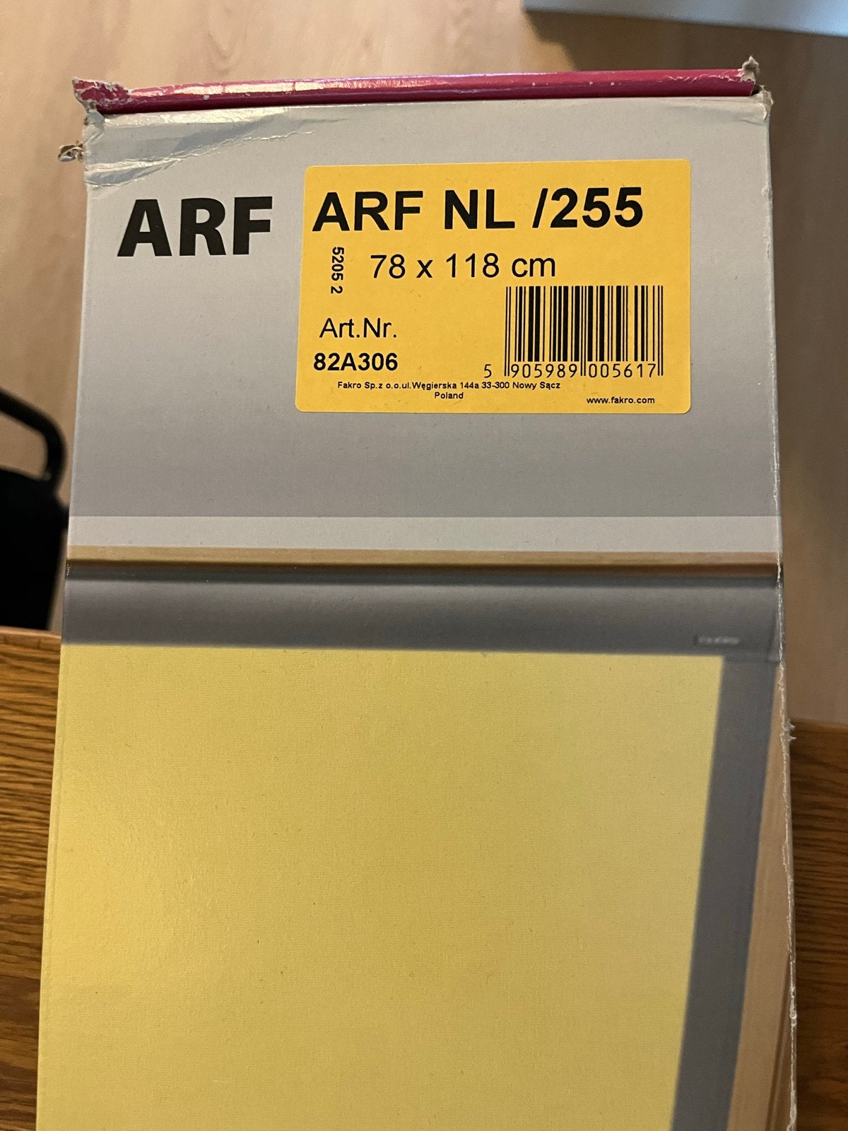 Fakro ARF NL/255 Verduisterend Dakraamgordijn Wit, Verduisterend, Wit, Nieuw, Ophalen of Verzenden