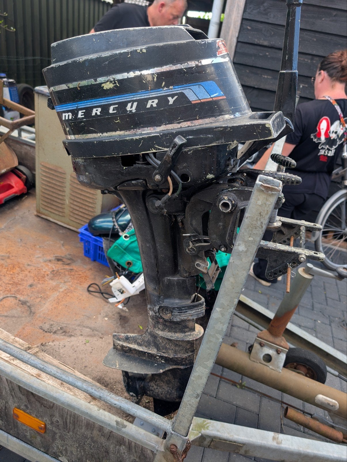 Mercury buitenboordmotor 4.5 pk - voor onderdelen, Watersport en Boten, Ophalen, Gebruikt