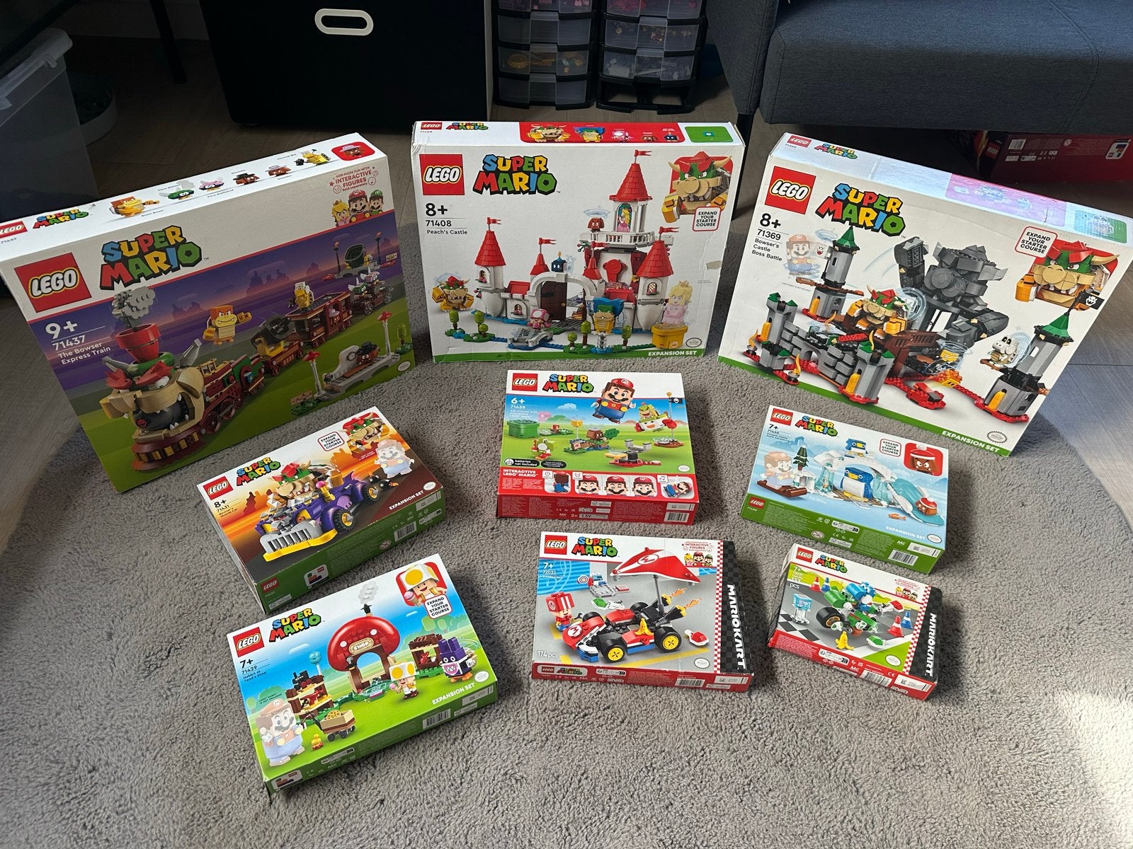 Grote LEGO Super Mario collectie - gebruikt met doos!, Ophalen of Verzenden, Nieuw, Overige merken