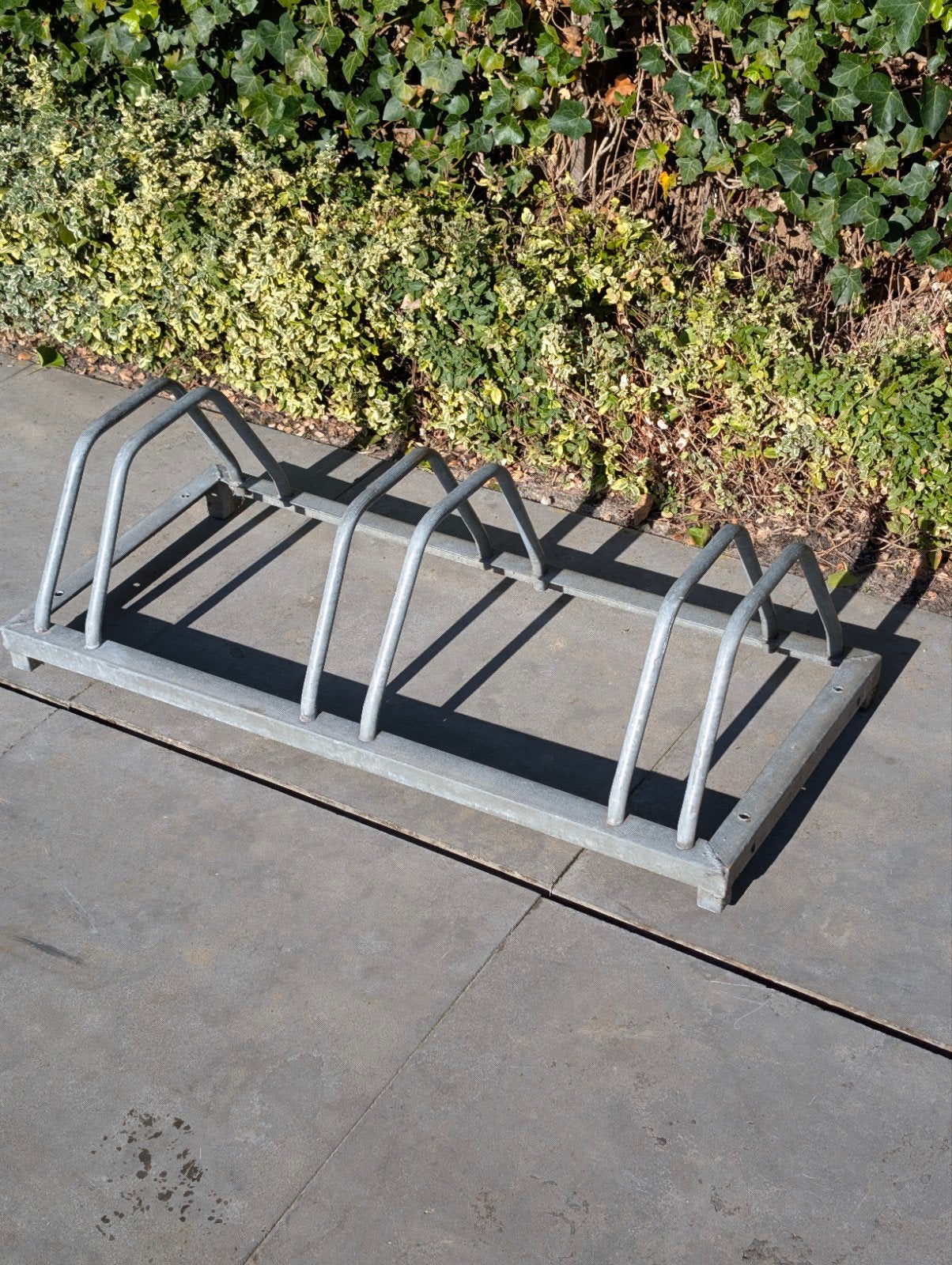 Fietsenrek voor 3 fietsen - Gegalvaniseerd staal, Ophalen, Gebruikt