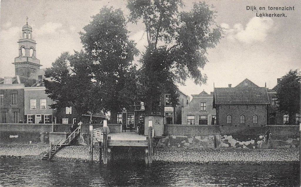 703-201-047 Dijk en Torenzicht Lekkerkerk, Verzenden, Voor 1920, Zuid-Holland