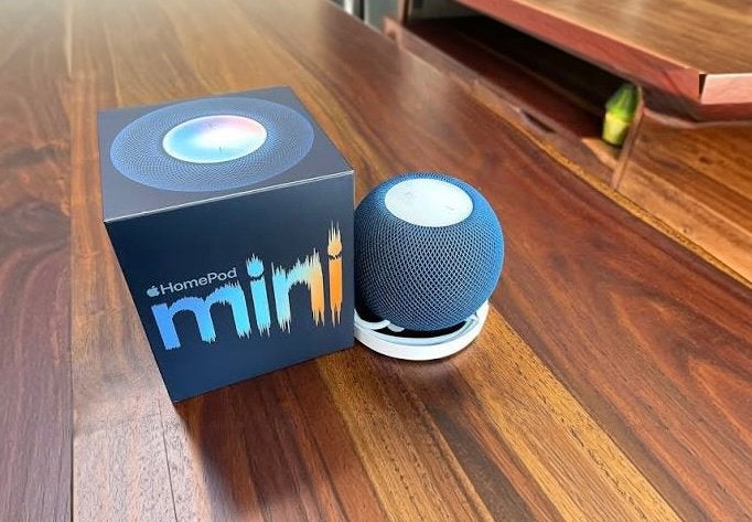 Apple HomePod mini blauw - Nieuw in doos, WiFi, Ophalen of Verzenden, Nieuw, Slimme speaker