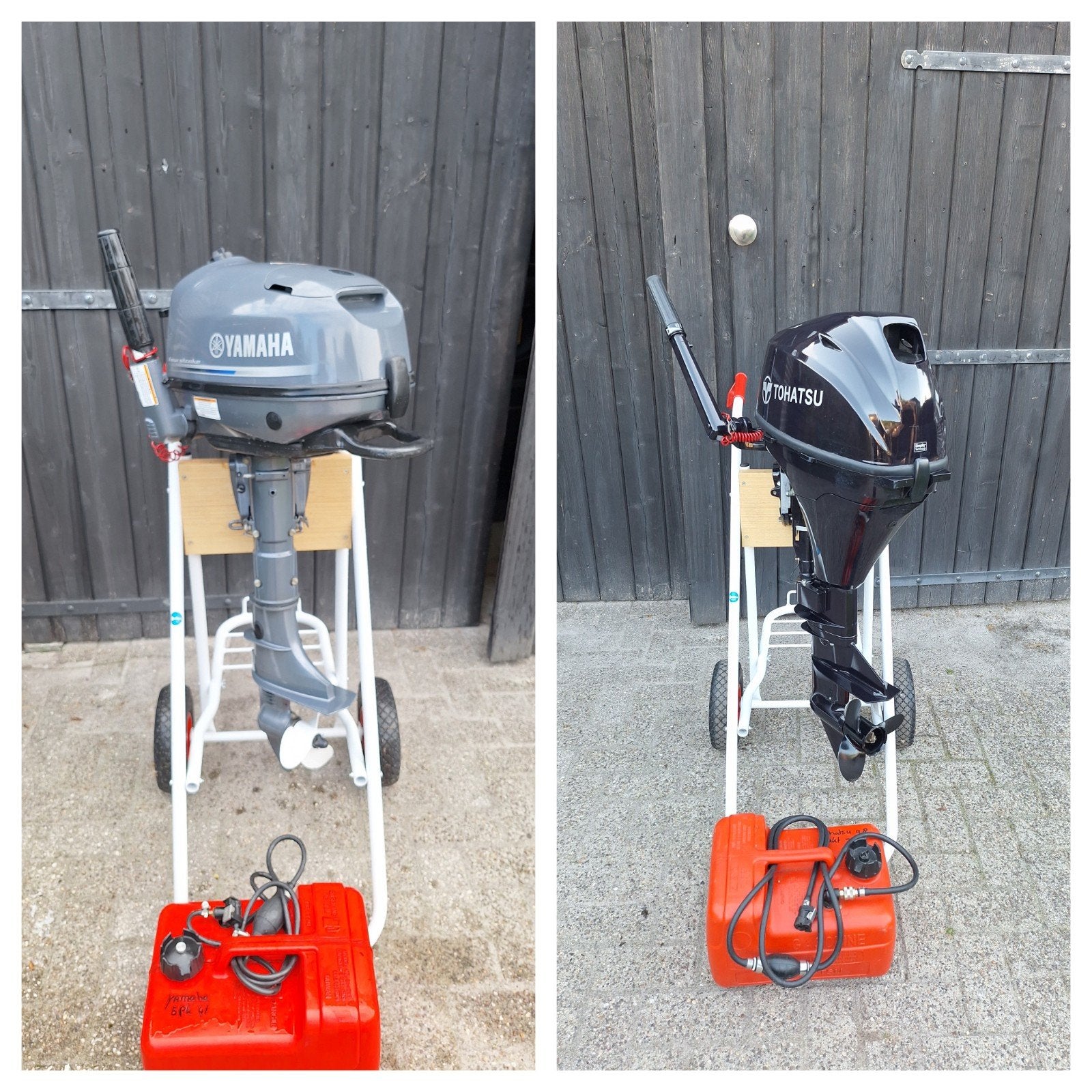 2X BUITENBOORDMOTOR 4TAKT 5PK EN 10PK️, Ophalen, 5 tot 10 pk, Viertaktmotor, Zo goed als nieuw