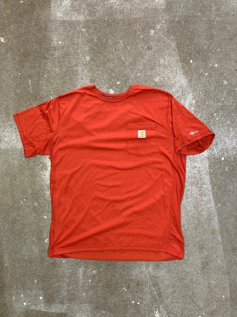 Carhartt Force T-Shirt – L - Relaxed Fit - Red - Y2k - 2000s, Kleding | Heren, T-shirts, Maat 52/54 (L), Carhartt, Ophalen of Verzenden