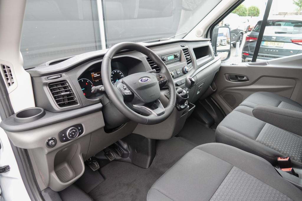 Ford Transit L3H2 | 2.0Tdci 170Pk | 350 | Trend | 2x deur, Auto's, Bestelauto's, Voorwielaandrijving, 12 maanden, Stof, Zwart
