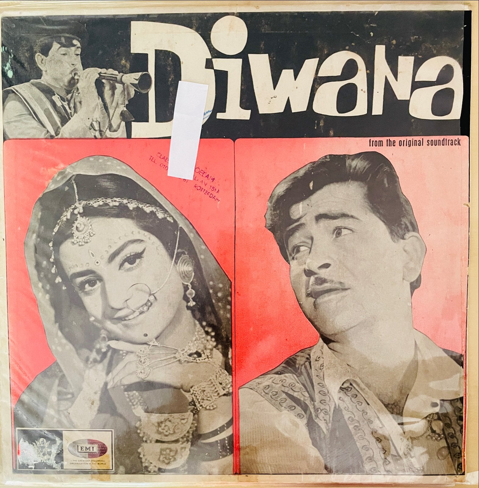 Diwana - Bollywood Soundtrack LP (Indiaas, 1967), LP, Gebruikt, Verzenden, Originele persing