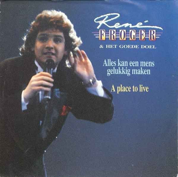 Pop Single (1989) René Froger - Alles kan een Mens Gelukkig, Cd's en Dvd's, Gebruikt, Fotohoes, 7 inch, Ophalen of Verzenden