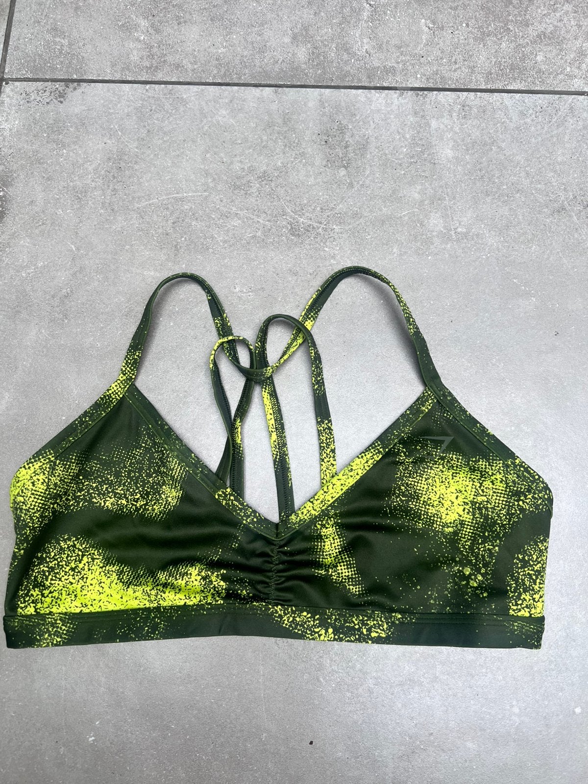 GYMSHARK GROEN ZWEM / SPORTBH BIKINI TOP SPORT BH MAAT L, Ophalen of Verzenden, Zo goed als nieuw, Groen, Bikini