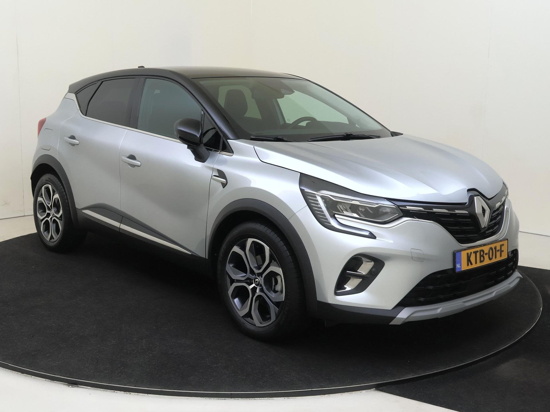 Renault Captur 1.6 E-Tech plug-in hybrid 160 techno | Naviga, Auto's, 77 km/l, Gebruikt, Leder en Stof, Bedrijf
