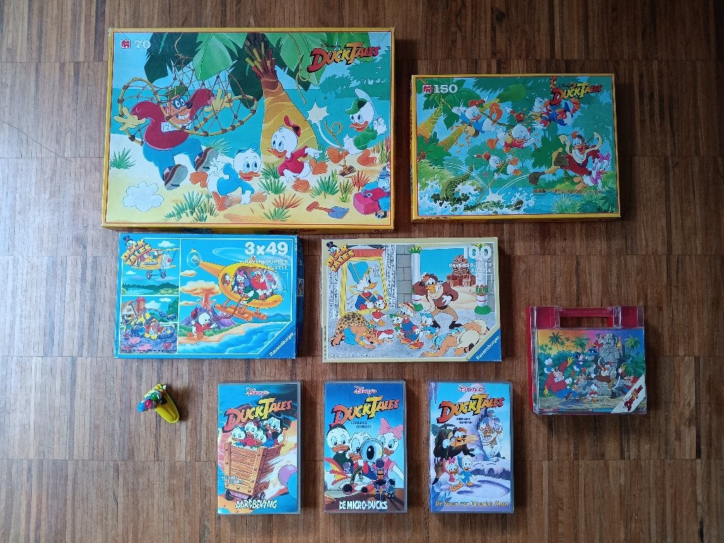 Set Ducktales, jaren 80-90, Verzamelen, Ophalen of Verzenden, Zo goed als nieuw