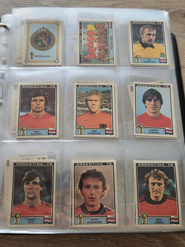 Panini World Cup 78 Compleet Nederlands elftal, Verzamelen, Sportartikelen en Voetbal, Ophalen of Verzenden, Zo goed als nieuw