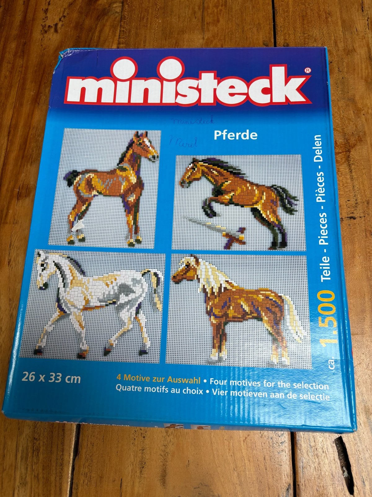 Ministeck Paarden - 4 Motieven om te maken, Ophalen of Verzenden, Nieuw, Overige typen